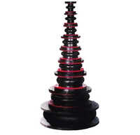 Rubber Expansion Joints Wide Arch - Color: Black
