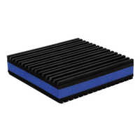 Anti Vibration Rubber Pads - High-quality Rubber Material, Customized Size, Hard Black Color | Durable For Heavy-duty Industrial Applications