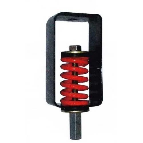 Pre Compressed Spring And Rubber Hanger - Color: Black
