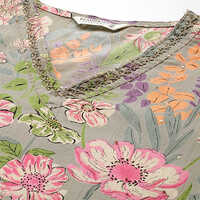 Straight Style Cotton Fabric Olive Kurta With Patiala And Dupatta