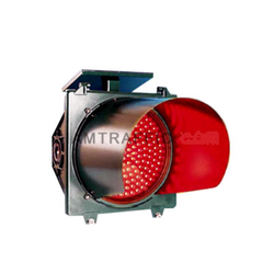 Solar Red Traffic Blinker