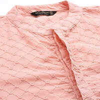 Mens Peach Straight Cotton Kurta With Pajama