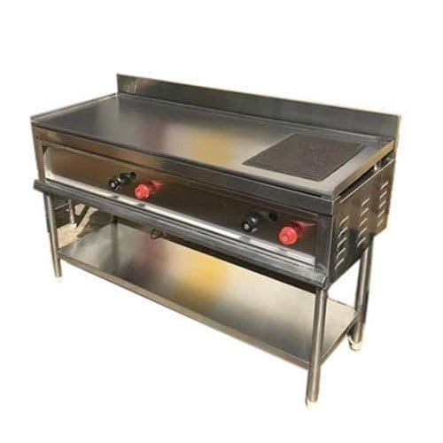 Chapati Plate With Puffer - Stainless Steel, Various Sizes Available | Easy to Operate & Clean, Electric Power Source, Installation Guideline Included