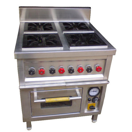 Four Burner Range With Oven - Ignition Type: Manual