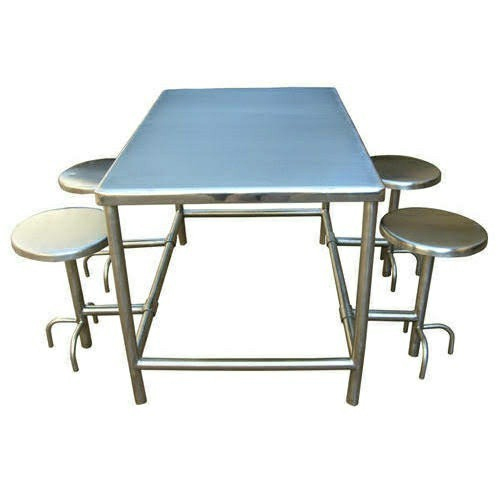 Dinning Table With Fixed Chair - Features: Easy To Operate & Clean
