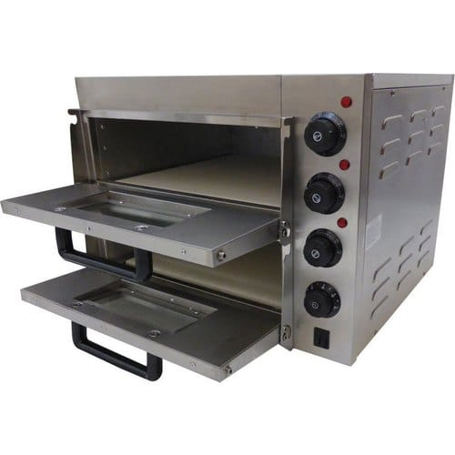Double Deck Pizza Oven - Material: Stainless Steel