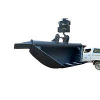 Road Highways Trench Bucket - Color: Black