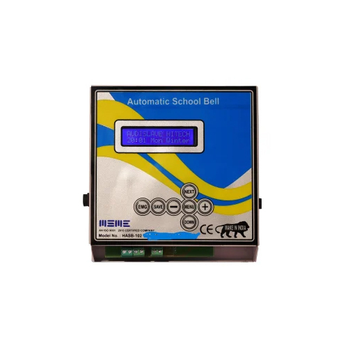 स्वचालित विद्यालय घंटी टाइमर वॉयस बेल के साथ