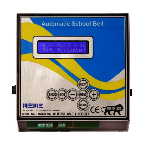 School Bell With Mike And Speaker