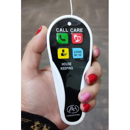 Wireless Patient Emergency Hand Held Remote - Color: White