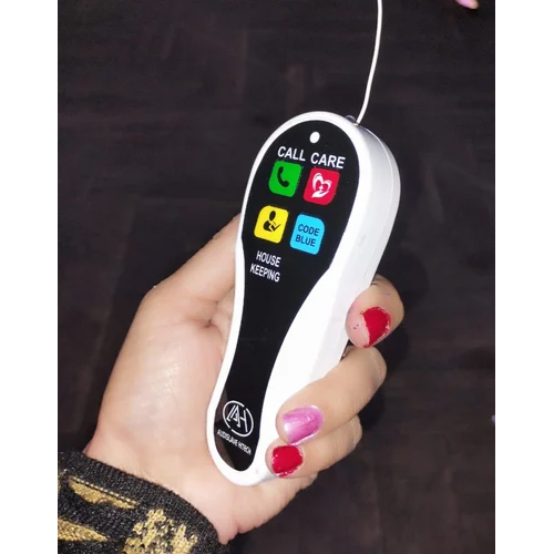 Wireless Patient Emergency Hand Held Remote - Color: White