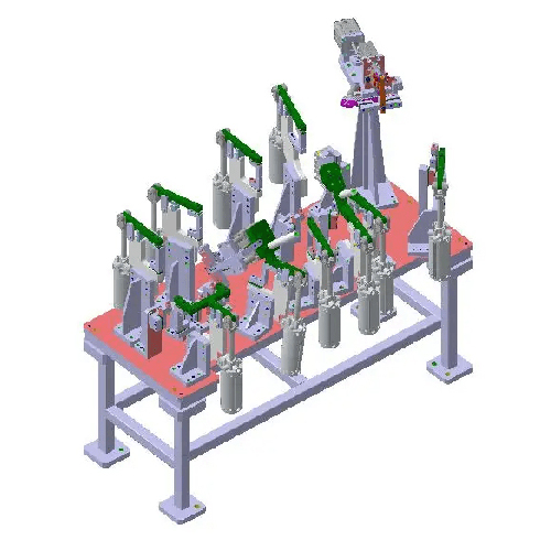 Sopt Welding Fixture - Color: Silver