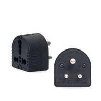 3 Pin Black Plug Socket