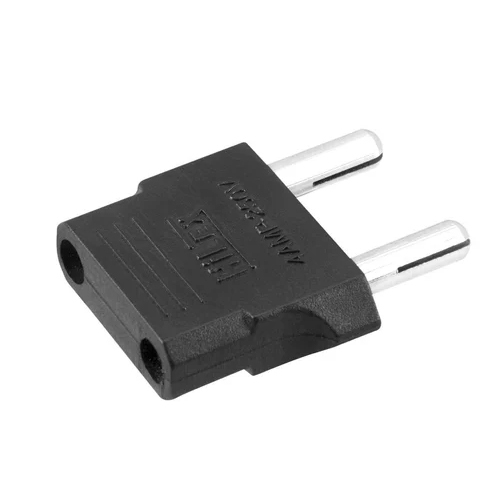Black 2 Pin Electric Plug Top