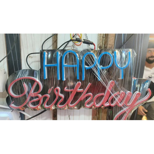 Happy Birthday Neon LED Light Sign Board