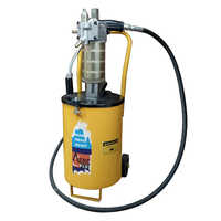 Pneumatic Bucket Grease Pump - Mild Steel, Standard Size, Yellow And Black | Electric, 18kg Working Pressure, 220 Volt Power
