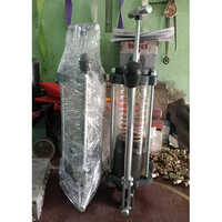 Manual Mild Steel Grease Pump - Color: Black & Silver
