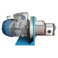 Heavy Duty Moter Pump Assembly - Color: Blue And Silver