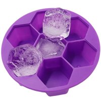 SILICONE HEXAGON ICE CUBE TRAY