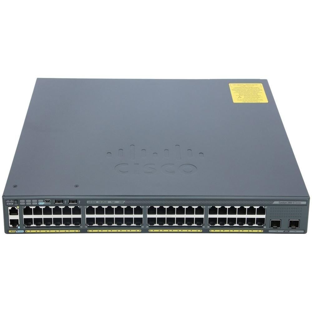 Cisco Catalyst WS-C2960X-48FPD-L - 48-Port Gigabit PoE+ Layer 3 Managed Switch