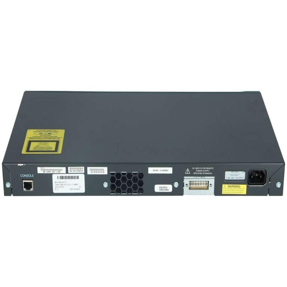 Cisco Switch Ws-c2960-24tt-l - Frequency: 50 Hertz (Hz)