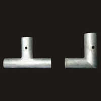 Ms Pipe Joint Connector - Base Material: Mild Steel