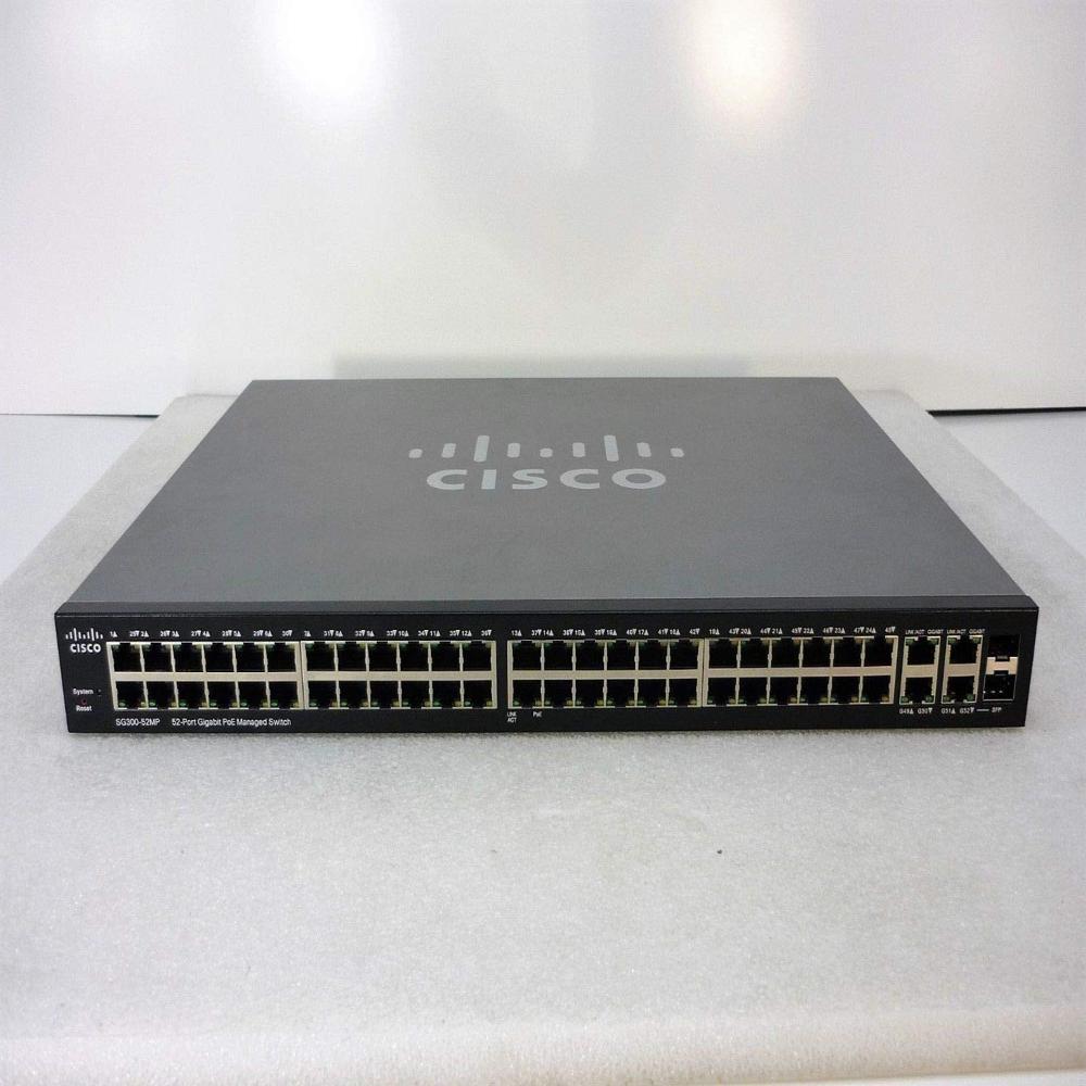 Cisco Sg300-52 Port Gigabit Managed Switch - Cable Length: Standard Ethernet (cat5e / Cat6 Up To 100 M)  Meter (m)