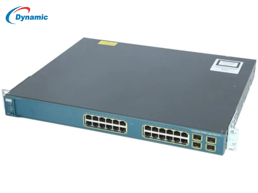 Cisco Catalyst 3560G-24Ps Switch - Cable Length: Up To 100M For Ethernet (Cat5E/Cat6) Meter (M)