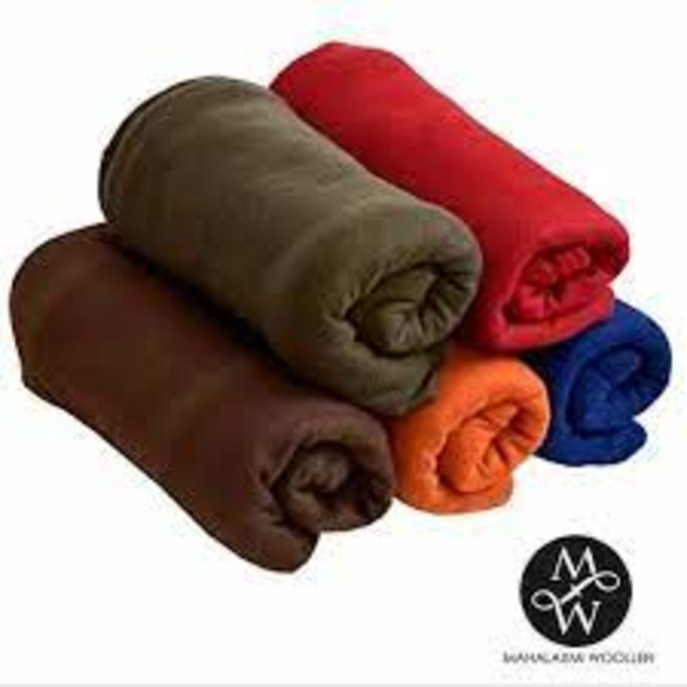 600 GRAM SINGLE POLAR FLEECE PLAIN BLANKET