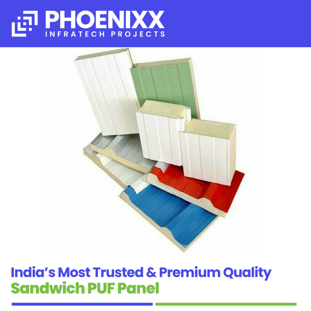 120Mm Sandwich Puf Wall Panel - Color: Various Available