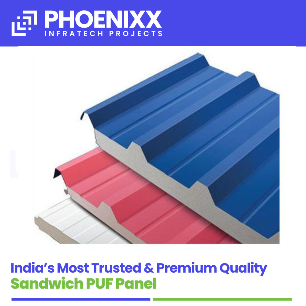 30mm Insulated Puf Roofing Panel - Shape: Different Available