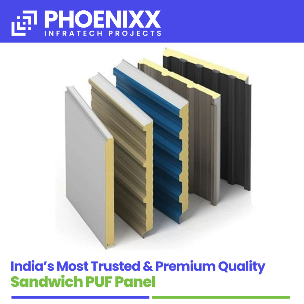 Thermal Insulated Puf Roofing Panel - Pattern: Plain