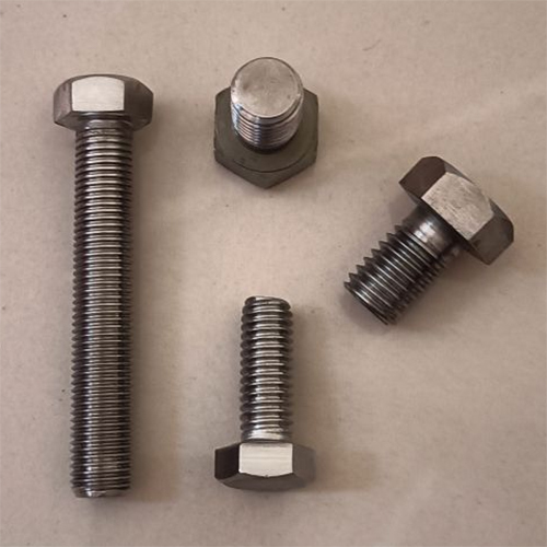 Hex Bolt With Nuts - Color: Metallic Grey