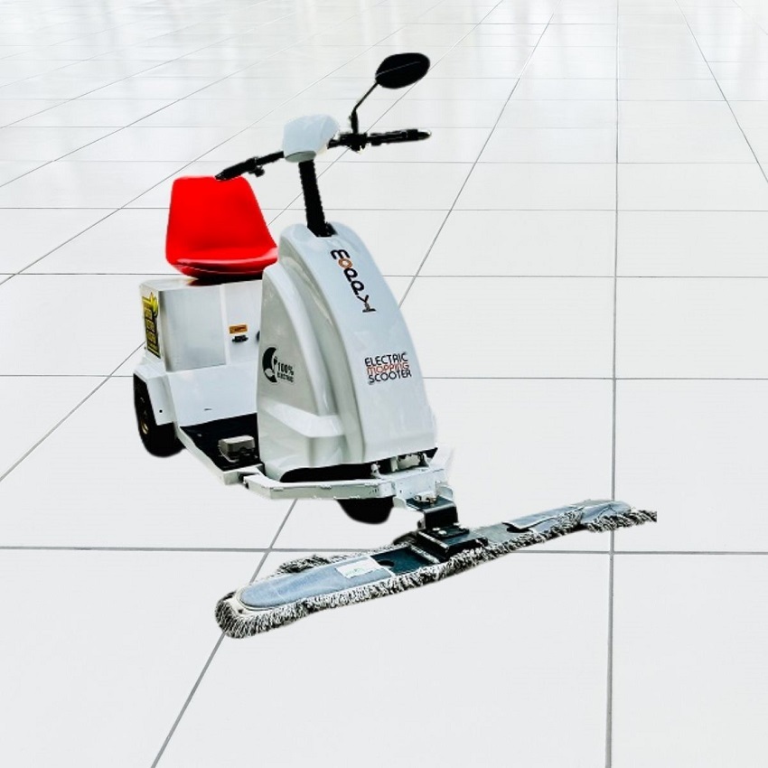 Electric Mopping Scooter - Features: Portable
