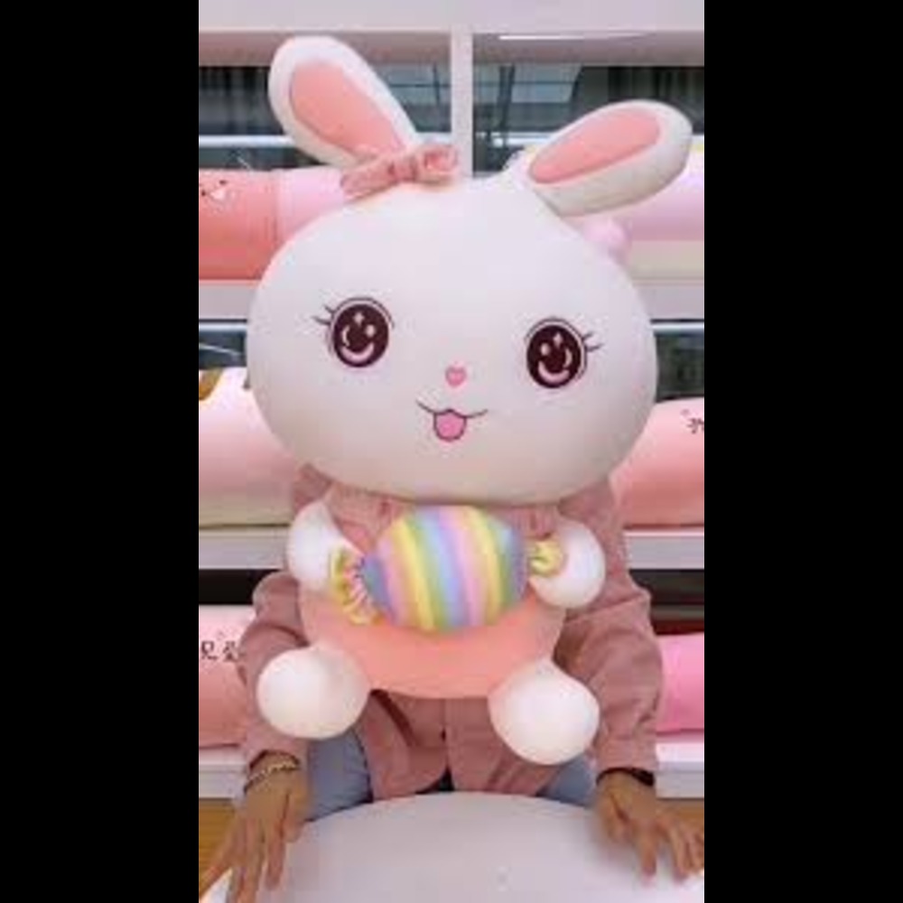 Rabbit Soft Toy - Color: Multicolor
