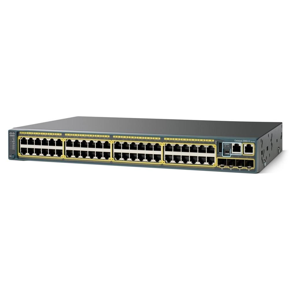 Cisco Catalyst Switch 2960s-48ts-s - Frequency: 50 Hertz (Hz)