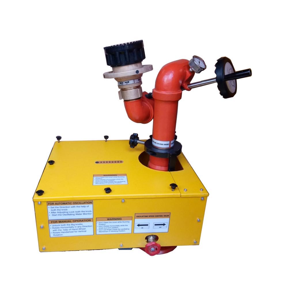 Self Oscillating Water Monitor - Stainless Steel, Inlet Flange 100 Nb (4 Inches), Fire Red Color | Adjustable Arc, 2100litre/min Flow Rate, 55m Water Throw Distance, 1-year Warranty