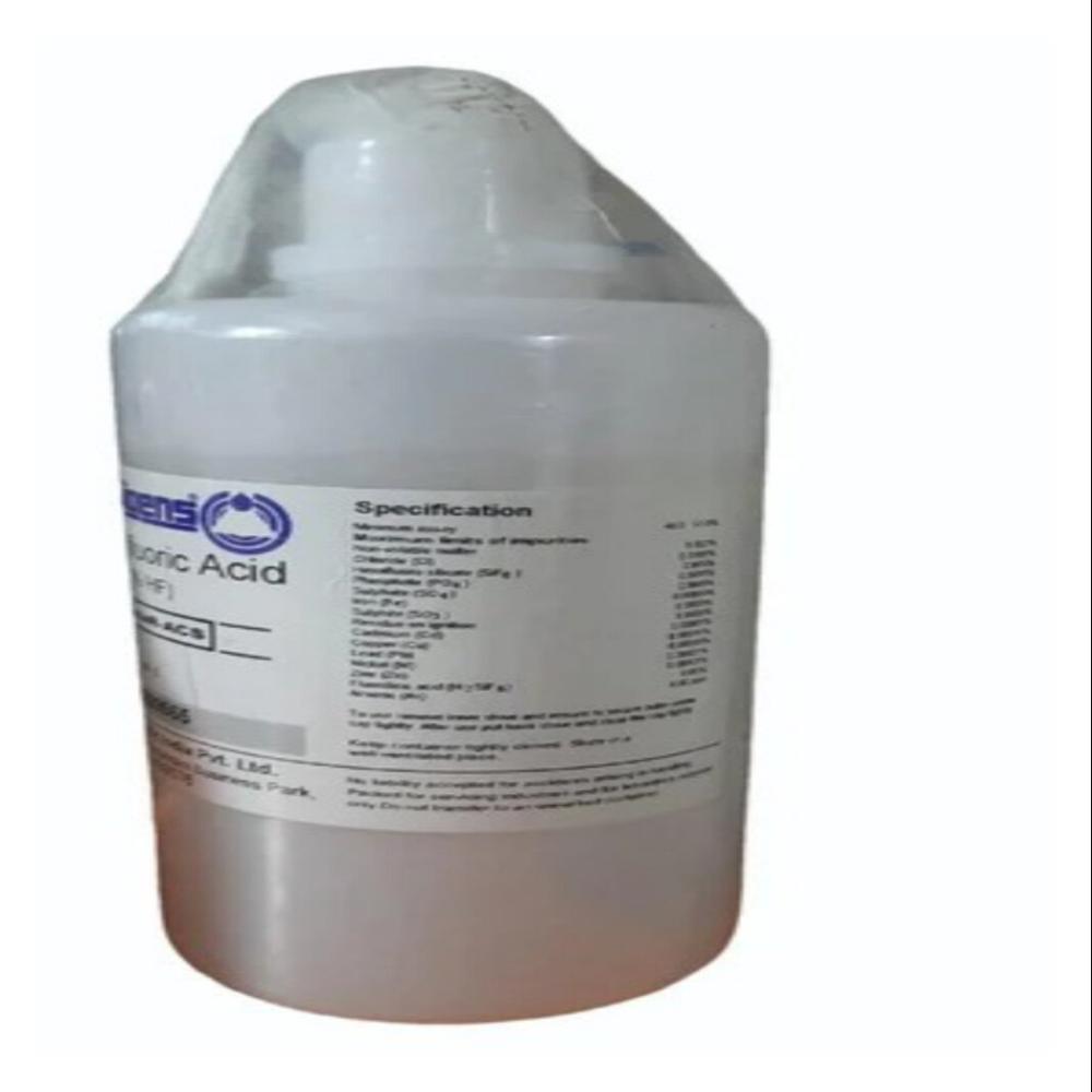 40% Qualigens Hydrofluoric Acid 48% Hf , For Labo - Boiling Point: 105 C