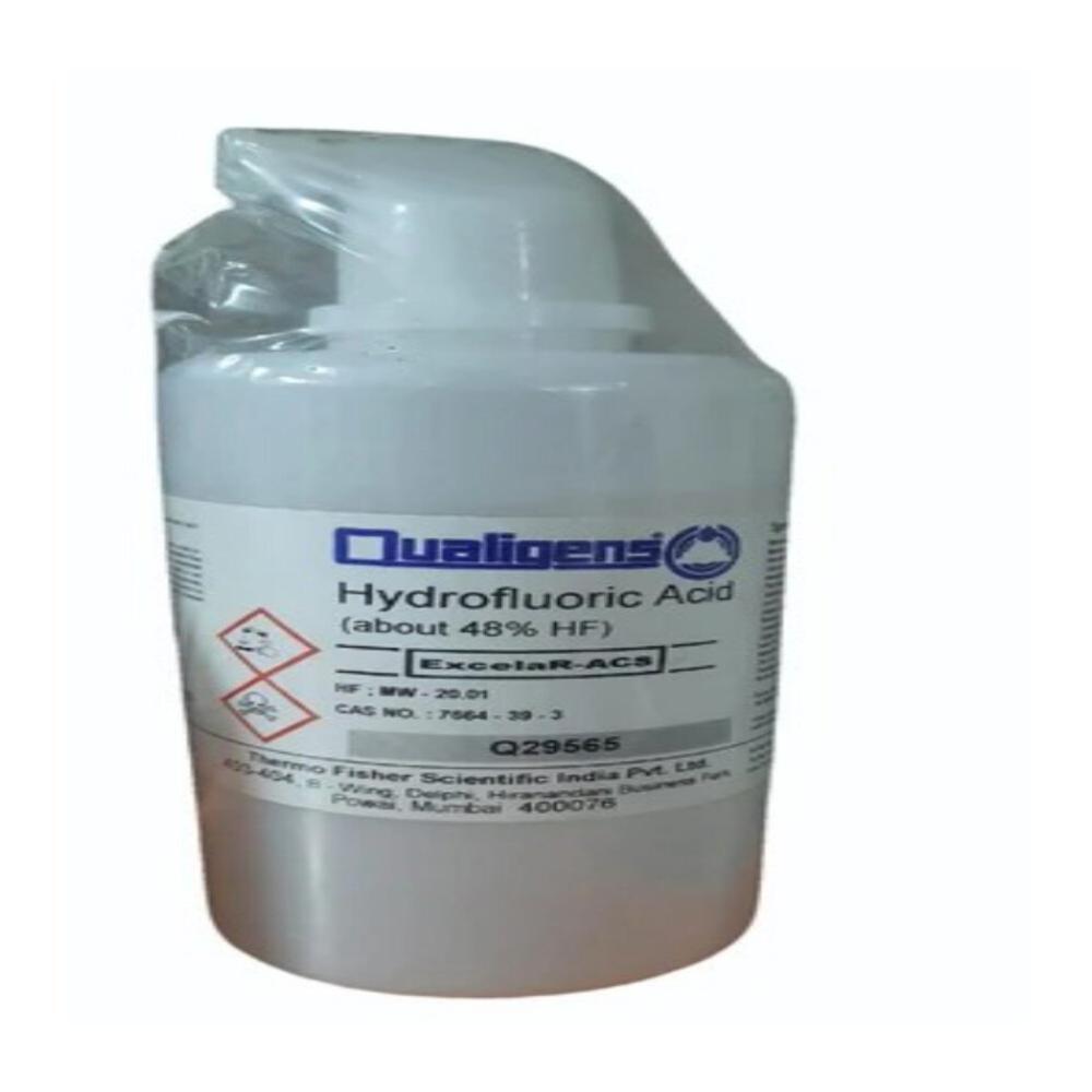 40% Qualigens Hydrofluoric Acid 48% Hf , For Labo - Boiling Point: 105 C