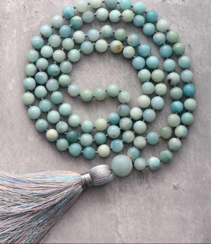 Amazonite aaa star crystal beads
