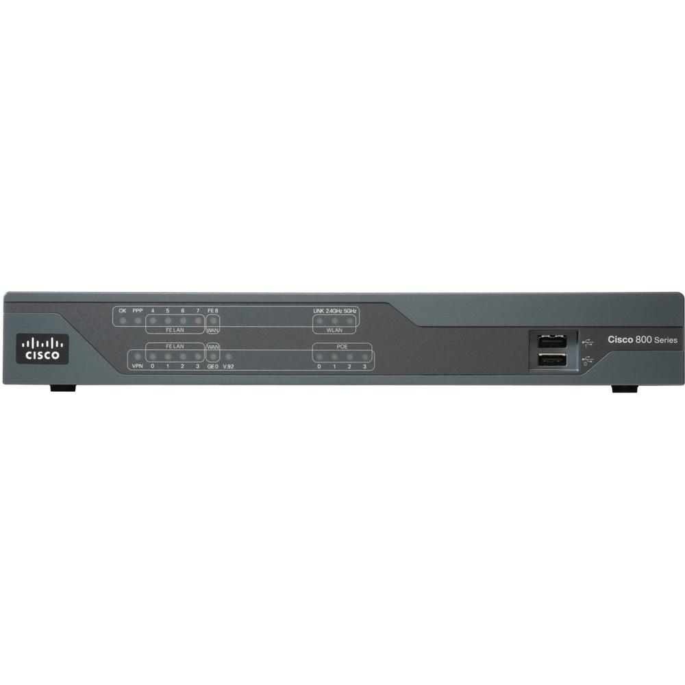 Cisco Router 892-k9 - Frequency: 50 Hertz (Hz)