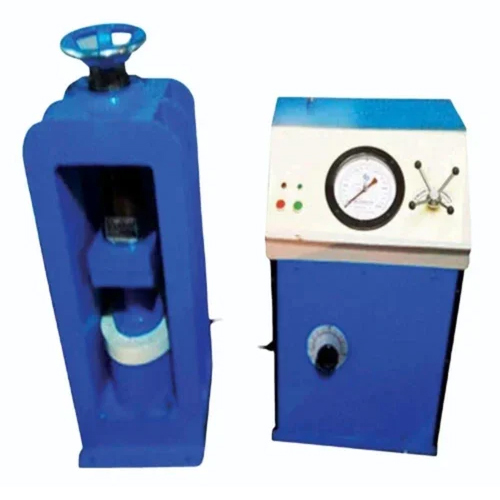 Electric Analog Cube Testing Machine - Material: Mild Steel