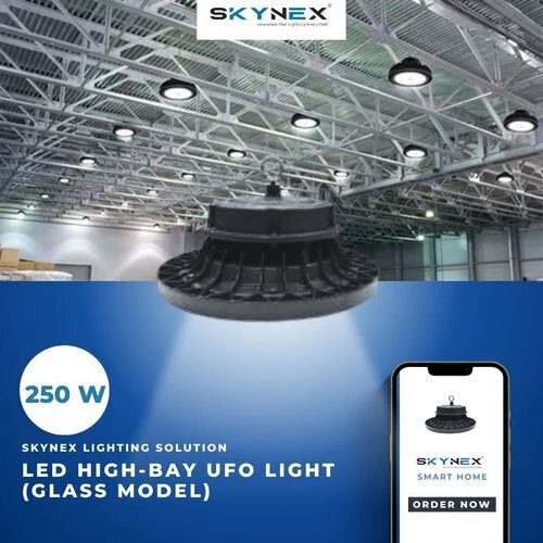 Skynex LED High Bay UFO Light 250 Watt ( GLASS MODEL)