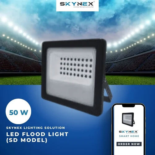 50w Led Flood Light (Sd Model) - Color: Black
