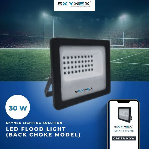 Skynex Led Flood Light 30 Watt ( Back Choke Model ) - Color: Black