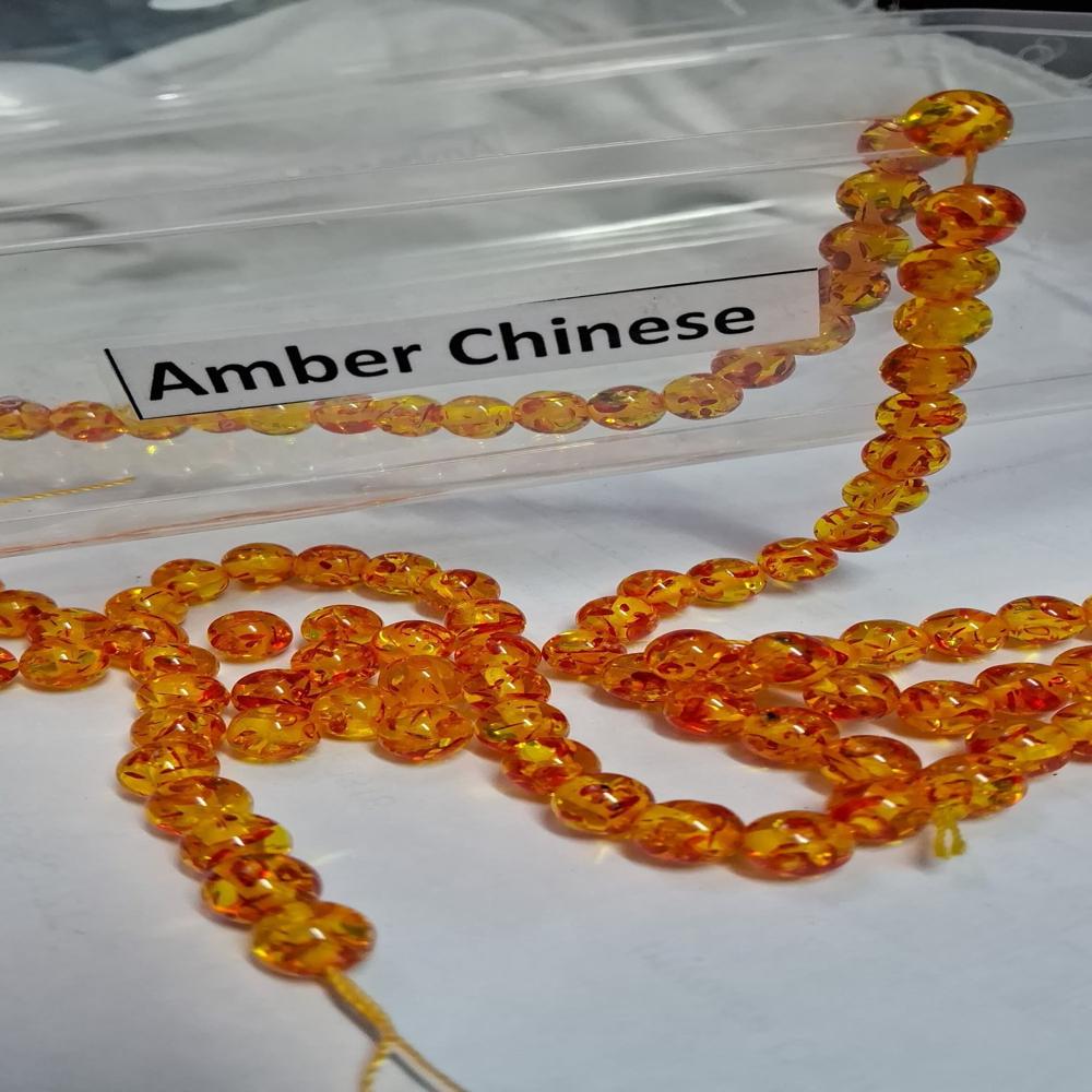 Amber Chinese Beads
