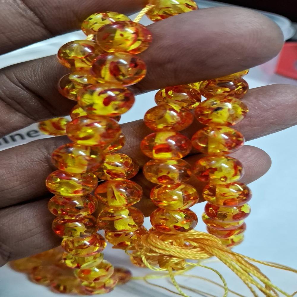 Amber Chinese Beads