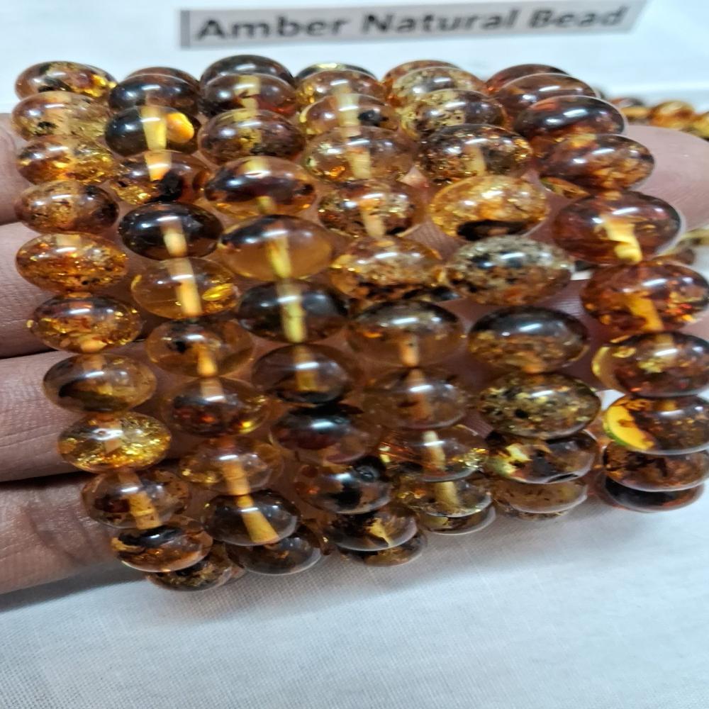 Amber Natural Crystal Beads