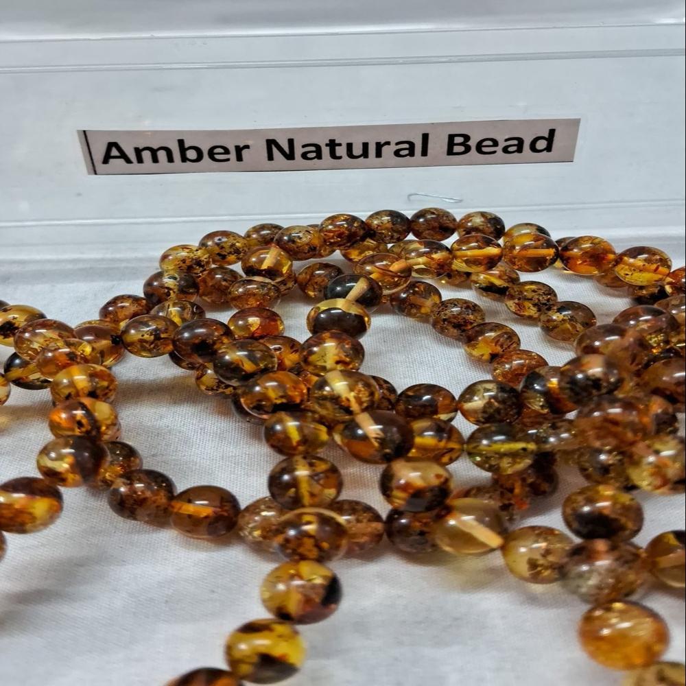 Amber Natural Crystal Beads