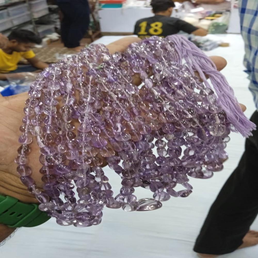 Ametrine Natural Crystal Beads